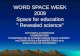 Word space week 2009- bibl.CRINA LILIANA MARES