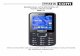 MANUALUL UTILIZATORULUI Telefon Mobil GSM MM141 · PDF file6 Notă -Telefonul funcționează în rețelele GSM 850/900/1800/ 1900MHz. Înainte de a porni telefonul, trebuie să introduceți