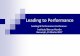 Leading to Performance - ibr-rbi.ro · PDF fileleadership-ului cu dezvoltarea talentelor 1. Dezvoltarea unui program de leadership 3. Îmbunătățirea mecanismelor de management al